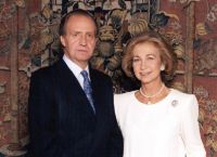 King Juan Carlos I. and his wife Sofia